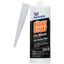 Charger l'image dans la galerie, 30874 Permatex The Right Stuff Black 1 Minute Gasket Maker, 5 OZ
