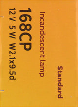 Load image into Gallery viewer, 168CP Philips Standard Miniature 168 - Standard - Multiple Commercial 10-Pack Philips Bulbs