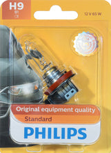 Load image into Gallery viewer, H9B1 Philips Standard Headlight H9 - Standard - Single Blister Pack Philips Bulbs