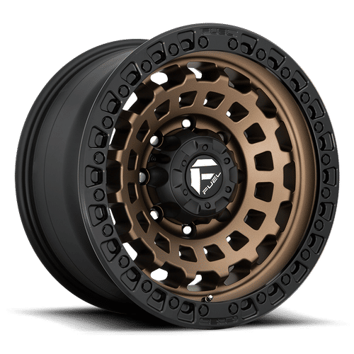 D63418901850 - Fuel Off-Road D634 Zephyr 18X9 8X180 ET 1mm Matte Bronze Black Bead Ring - Fuel Off-Road Wheels Canada