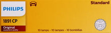 Load image into Gallery viewer, 1891CP Philips Standard Miniature 1891 - Standard - Multiple Commercial 10-Pack Philips Bulbs