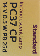 Load image into Gallery viewer, PC37CP Philips Standard Miniature PC37 - Standard - Multiple Commercial 10-Pack Philips Bulbs