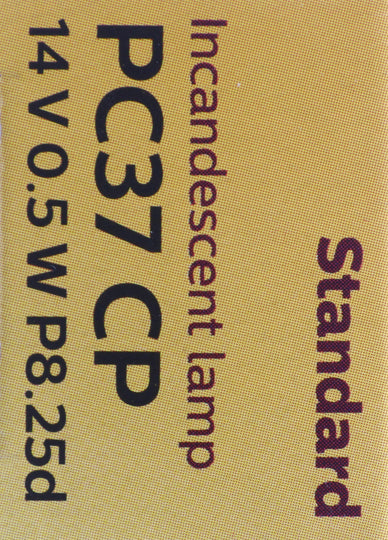 PC37CP Philips Standard Miniature PC37 - Standard - Multiple Commercial 10-Pack Philips Bulbs