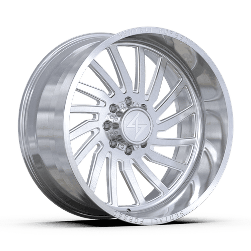 SF130165199BRM-R - Sentali Forged SF1BRM 30X16 5X127 ET -99MM Brushed Milled - Sentali Forged Wheels Canada