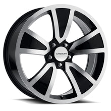 Load image into Gallery viewer, V326-2165GBMF35 - Vision 326 Shaker 20X10 5X114.3 35mm Gloss Black Mirror Machined Face - Vision Wheels Canada