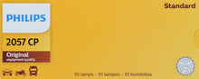 Load image into Gallery viewer, 2057CP Philips Standard Miniature 2057 - Standard - Multiple Commercial 10-Pack Philips Bulbs