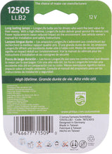 Load image into Gallery viewer, 12505LLB2 Philips LongerLife Miniature 12505LL - LongerLife - Twin Blister Pack Philips Bulbs