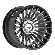 Load image into Gallery viewer, SBFX13221061242 - Sentali Barrel Forged BFX1 22X10 6X139.7 / 6X135 -24mm Gloss Black Lip / Chrome Centre - Sentali Barrel Forged Wheels Canada