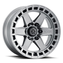 Charger l'image dans la galerie, 3417856350TT - ICON Raider 17X8.5 6X135 ET 6mm Titanium - ICON Wheels Canada