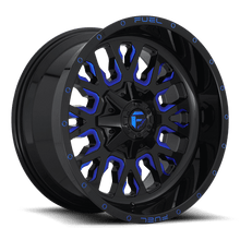Charger l'image dans la galerie, D64522009846 - Fuel Off-Road D645 Stroke 22X10 6X135 / 6X139.7 ET -19mm Gloss Black Blue Tinted Clear - Fuel Off-Road Wheels Canada