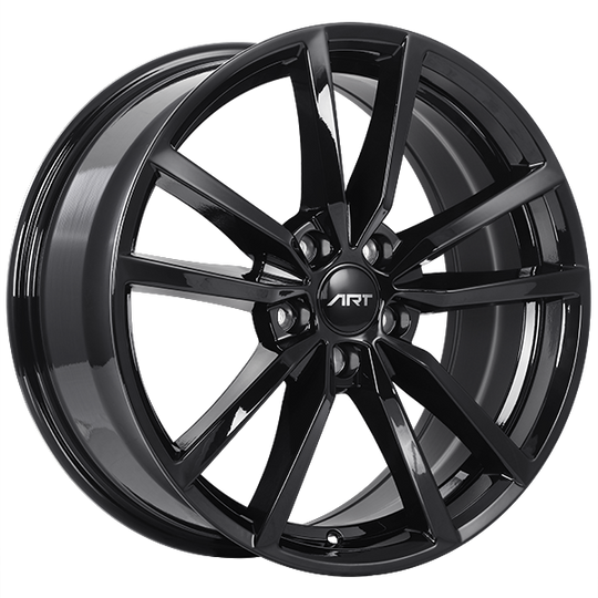 R7518002 - ART Replica 75 18X8 5X112 ET 45mm Gloss Black - ART Replica Wheels Canada