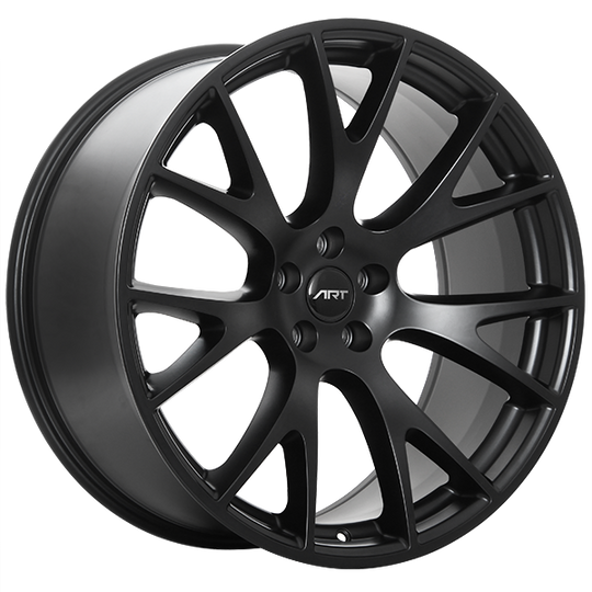 R12020001 - ART Replica 120 20X9.5 5X115 ET 19mm Satin Black - ART Replica Wheels Canada