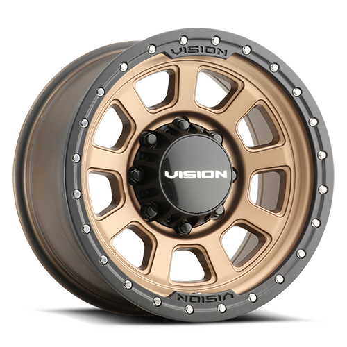350BL5885BZBR-28 - Vision 350 OJOS 15X8 5X139.7 -28mm Bronze - Vision Wheels Canada