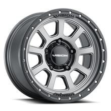 Load image into Gallery viewer, 350-8973SGBL-12 - Vision 350 OJOS 18X9 5X127 -12mm Satin Grey - Vision Wheels Canada