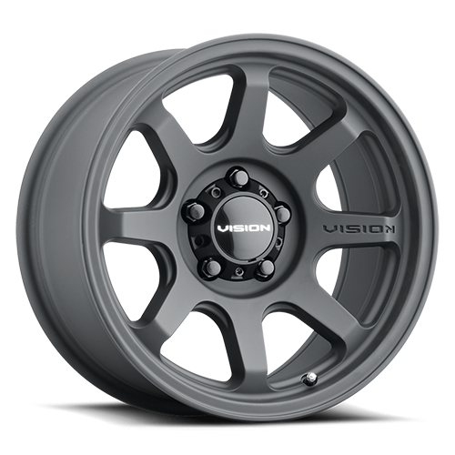 351-7812SB30 - Vision 351 Flow UTV 17X8 5X120 30mm Satin Black - Vision Wheels Canada