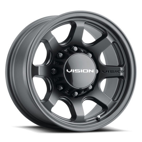 351-157545SB54 - Vision 351 Flow UTV 15X7 5X114.3 38mm Satin Black - Vision Wheels Canada