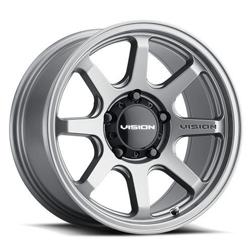 351-2987SG12 - Vision 351 Flow UTV 20X9 8X180 12mm Satin Grey - Vision Wheels Canada