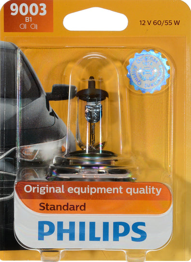 9003B1 Philips Standard Headlight 9003 - Standard - Single Blister Pack Philips Bulbs