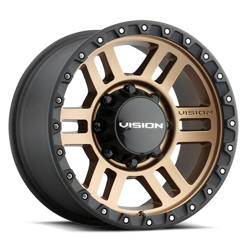 354-8983BZBL12 - Vision 354 MANX 2 18X9 6X139.7 12mm Bronze - Vision Wheels Canada