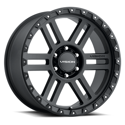 354-8987SB12 - Vision 354 MANX 2 18X9 8X180 12mm Satin Black - Vision Wheels Canada