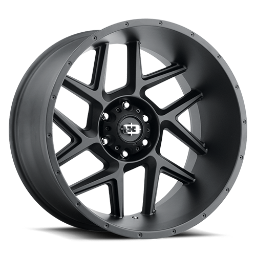 360-20081SB-25 - Vision 360 Sliver 20X10 8X165.1 -25mm Satin Black - Vision Wheels Canada