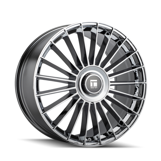 3610-24137C25 - Touren TR10 24X10 6X135 / 6X139.7 ET 25mm Chrome - Touren Wheels Canada