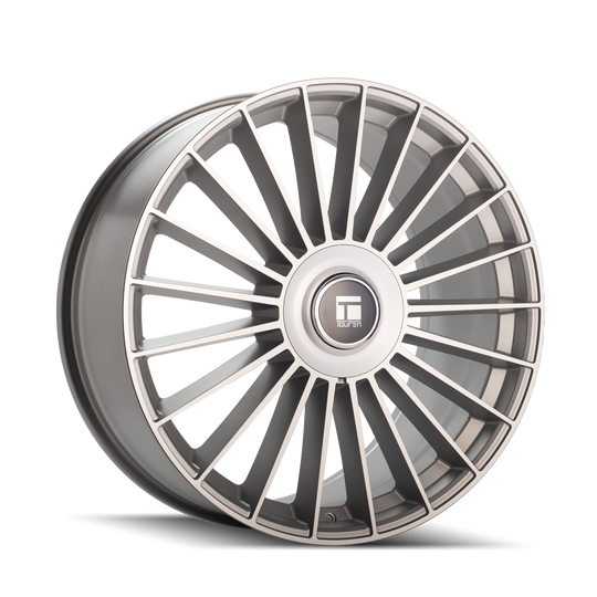 3610-26137S25 - Touren TR10 26X10 6X135 / 6X139.7 ET 25mm Satin Silver Machined - Touren Wheels Canada