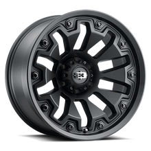 Load image into Gallery viewer, 362-20070SBB-25 - Vision 362 Armor 20X10 8X170 -25mm Satin Black with Black Bolt Inserts - Vision Wheels Canada