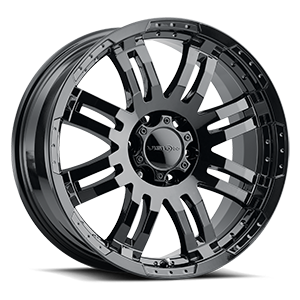 375-7881GB18 - Vision 375 Warrior 17X8.5 8X165.1 18mm Gloss Black - Vision Wheels Canada