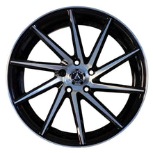 Charger l'image dans la galerie, B101-1775-16-114 - Armed Street 38 CAL 17X7.5 5X114.3 ET 38mm Gloss Black Machined - Armed Street Wheels Canada