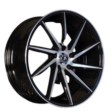 Load image into Gallery viewer, B102-1985-16-109 - Armed Street 38 CAL 19X8.5 5X114.3 ET 35mm Gloss Black Machined - Armed Street Wheels Canada
