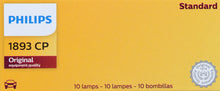 Load image into Gallery viewer, 1893CP Philips Standard Miniature 1893 - Standard - Multiple Commercial 10-Pack Philips Bulbs