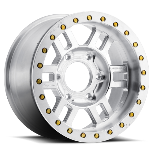 398FA7985MMR26 - Vision 398 MANX Competition 17X9.5 5X139.7 26mm Machined - Vision Wheels Canada