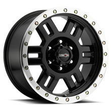 Load image into Gallery viewer, 398-6873GBML0 - Vision 398 MANX 16X8 5X127 0mm Gloss Black Machined Lip - Vision Wheels Canada