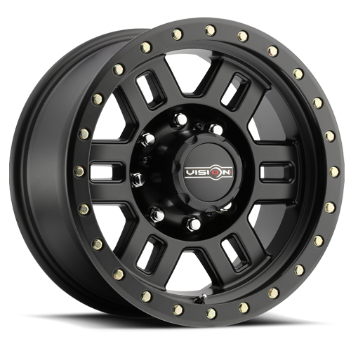 398-8973MB18 - Vision 398 MANX 18X9 5X127 18mm Matte Black - Vision Wheels Canada