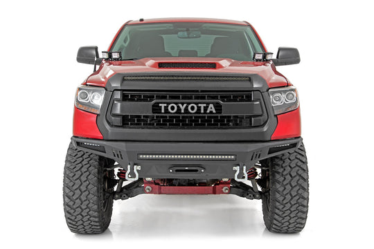70837 LED Light - Ditch Mount - Dual 2" Black Pairs - White DRL - Toyota Tundra (14-21) Rough Country Canada