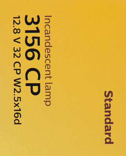 3156CP Philips Standard Miniature 3156 - Standard - Multiple Commercial 10-Pack Philips Bulbs