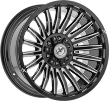 Charger l'image dans la galerie, XF-23117904312GBML - XF Off-Road XF-231 17X9 5X127 / 5X139.7 12mm Gloss Black Milled - XF Off-Road Wheels Canada