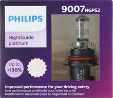 Load image into Gallery viewer, 9007NGPS2 Philips NightGuide platinum Headlight 9007 - NightGuide Platinum - Twin Special Pack Philips Bulbs