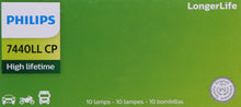 Load image into Gallery viewer, 7440LLCP Philips LongerLife Miniature 7440LL - LongerLife - Multiple Commercial 10-Pack Philips Bulbs