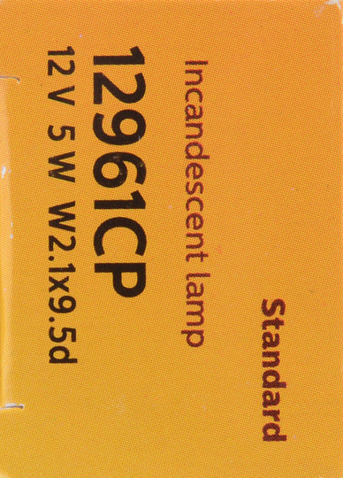 12961CP Philips Standard Minature 12961 - Standard - Multiple Commercial 10-Pack Philips Bulbs