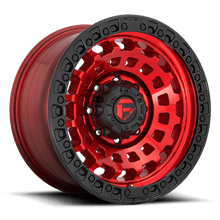 Load image into Gallery viewer, D63218901745 - Fuel Off-Road D632 Zephyr 18X9 8X170 ET -12mm Candy Red Black Bead Ring - Fuel Off-Road Wheels Canada