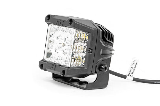 70904 Chrome Series LED Light Pair - 3 Inch - Wide Angle Osram Rough Country Canada