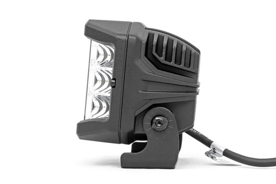 70904 Chrome Series LED Light Pair - 3 Inch - Wide Angle Osram Rough Country Canada