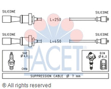 Charger l'image dans la galerie, 4.7241 Spark Plug Wire Set Facet Canada