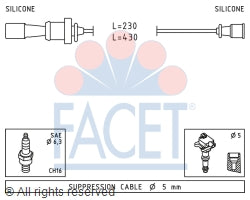 4.7251 Spark Plug Wire Set Facet Canada