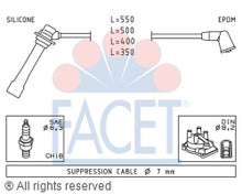 Charger l'image dans la galerie, 4.9231 Spark Plug Wire Set Facet Canada