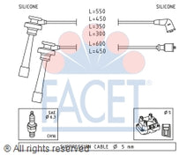 Charger l'image dans la galerie, 4.9344 Spark Plug Wire Set Facet Canada