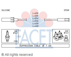 4.9345 Spark Plug Wire Set Facet Canada