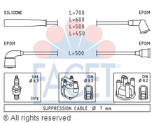 Charger l'image dans la galerie, 4.9398 Spark Plug Wire Set Facet Canada
